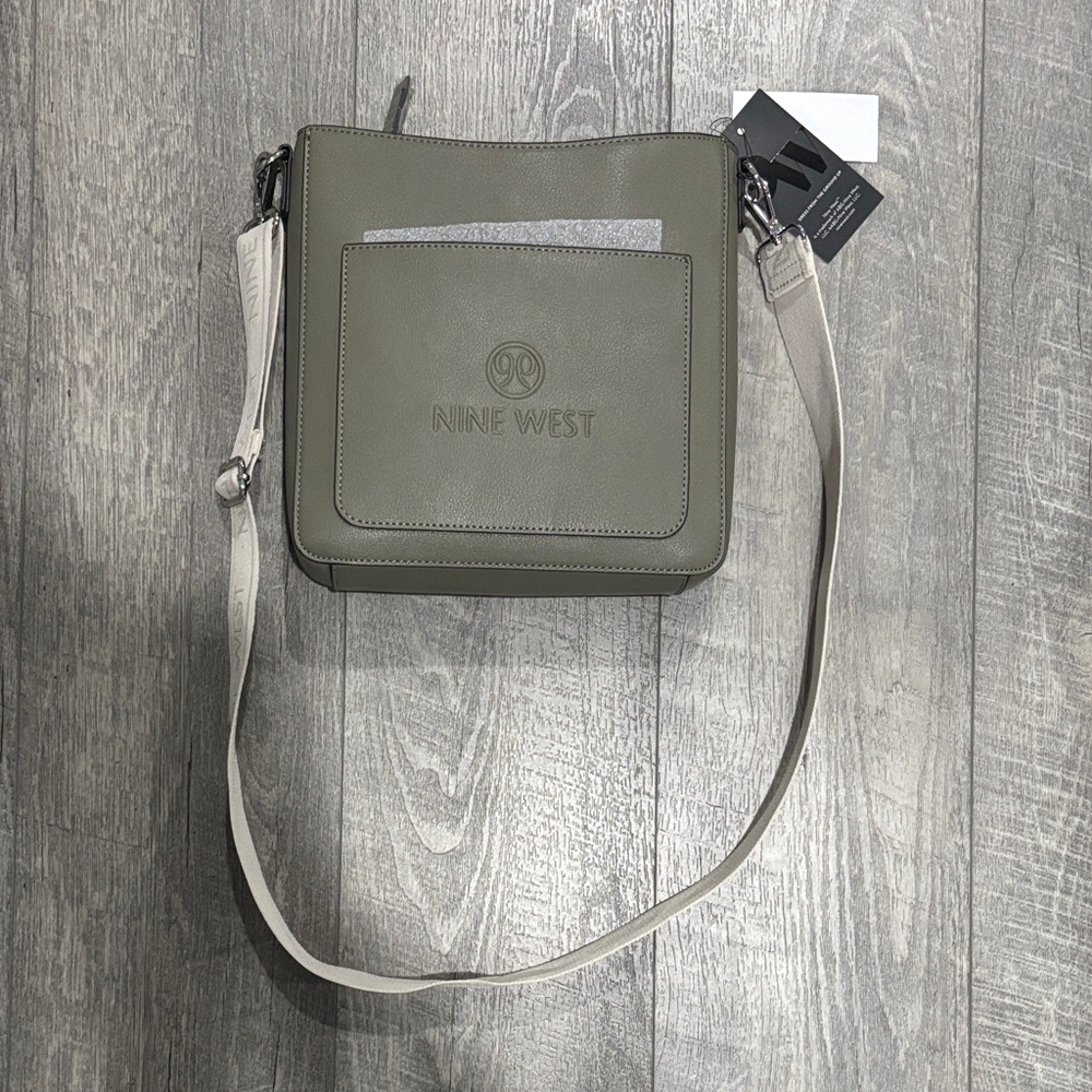 Nine West Sage Green Messenger Bag